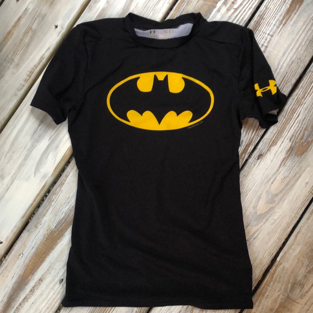 Under Armour Youth Batman fitted shirt